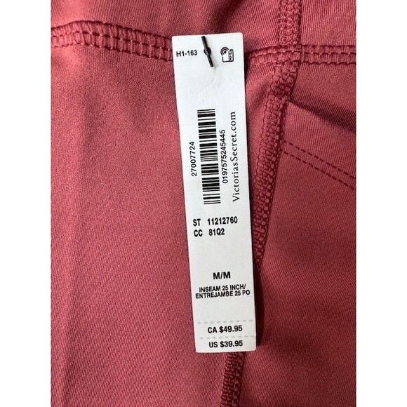 VSX Essential High-Rise Pocket Legging 25” MED Russet Pink Victoria's Secret NWT - Picture 4 of 10